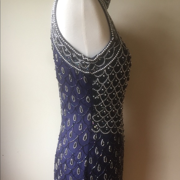 ❗️SOLD❗️Beaded Special Occasion Dress - Picture 4 of 8